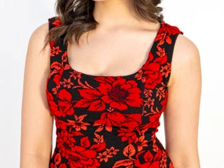 Robe Noir et rouge